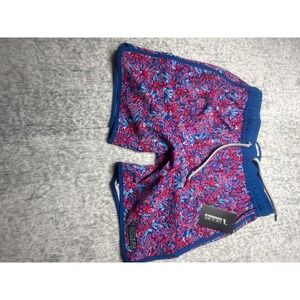 Local Boy Outfitters Wando Swim Trunk Floral Blue Pink Mens Small NWT